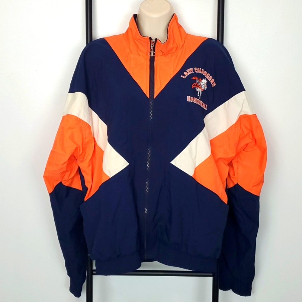 Vintage Jacket Champion Lady Chargers Basketball full zipper size M